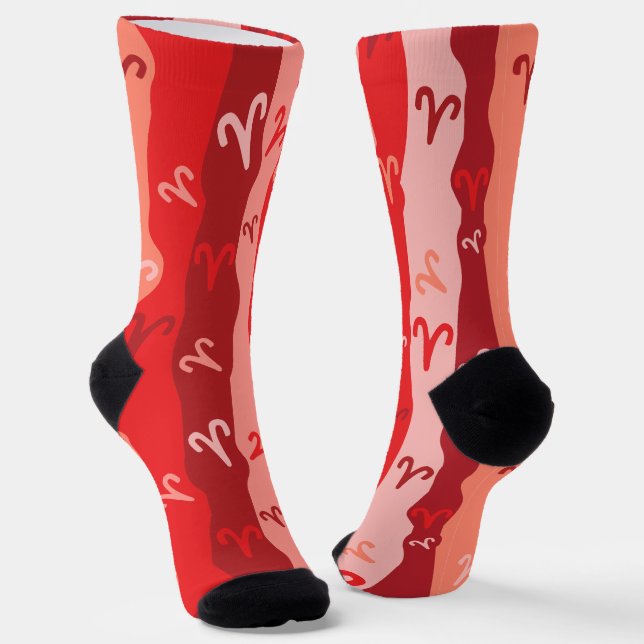 Calcetines Aries Zodiac Stripes (Angular)