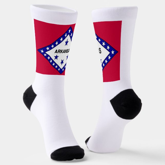 Calcetines Arkansas State flag (Angular)