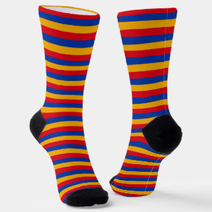 Calcetines Armenia Socks, moda patriótica de la bandera armen
