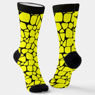 Calcetines Arte de camuflaje de piel de depredador abstracto: