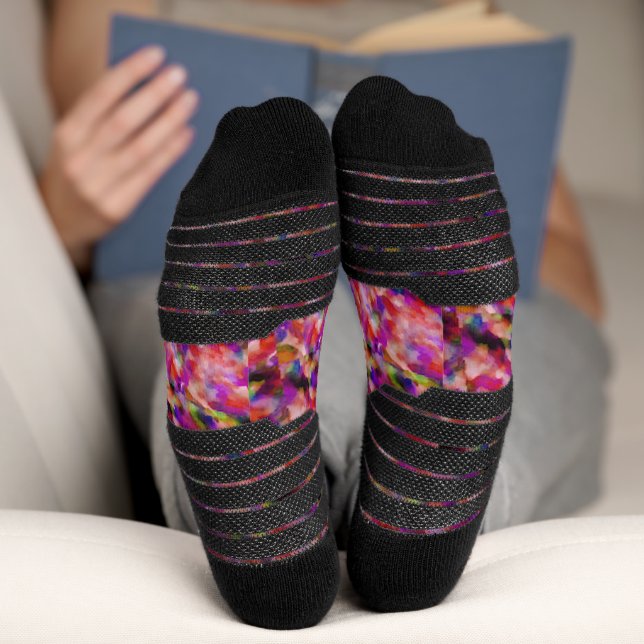 Calcetines arte de índigo y púrpura (Abajo)