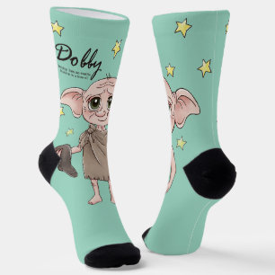 Calcetines Arte de Personaje en Acuarela de Dobby