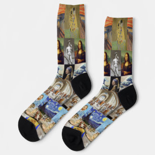 Calcetines Arte Famoso, Collage X