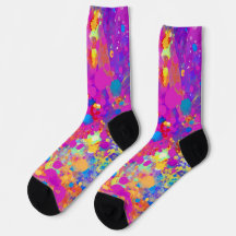 Calcetines Artísticos de Fantasía Coloridos