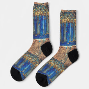 Calcetines Ascensión de Cristo por Edward Burne Jones
