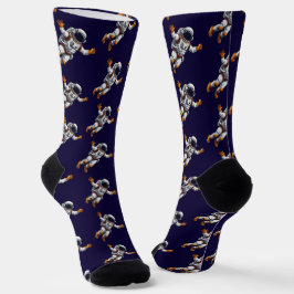 Calcetines Astronauta en el espacio