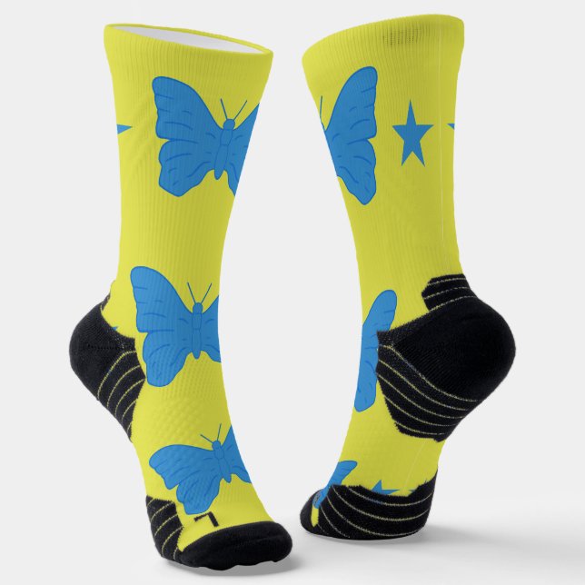 Calcetines Athletic Crew Sock with flag of Bady Bassit (Angular)