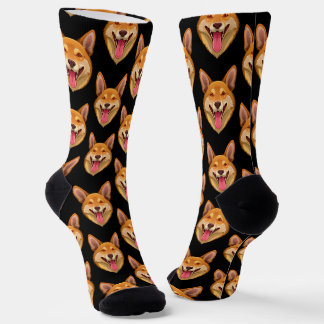 Calcetines Australian wild dog dingo head