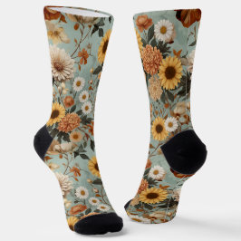 Calcetines Autumn Sunflower