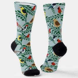 Calcetines Aves En Las Ramas