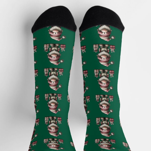 Calcetines Ayudante de Santa de Navidad (Arriba)