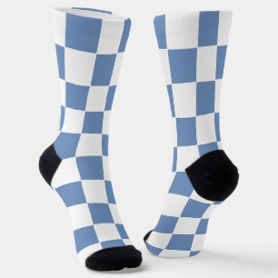 Calcetines Azul/Gris y blanco controlados