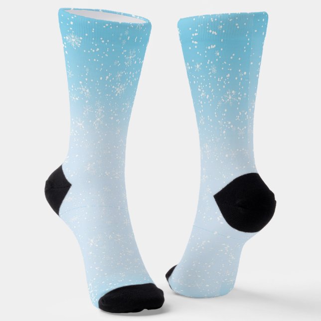 Calcetines Azul y Blanco  (Angular)