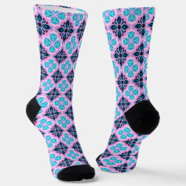 Calcetines Azul y rosa argyle