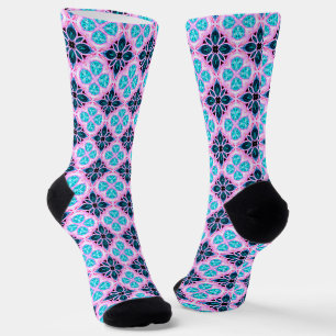 Calcetines Azul y rosa argyle