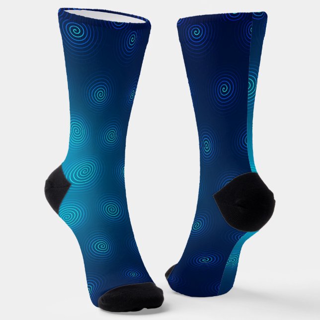 Calcetines azules con una punta negra (Angular)