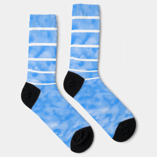 Calcetines azules y azul claro