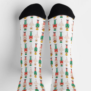 Calcetines Bailarina de Cascanueces Navideño Festivo 