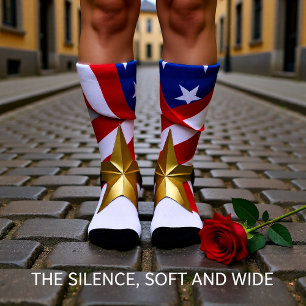 Calcetines Bajo el Doblez de las Banderas