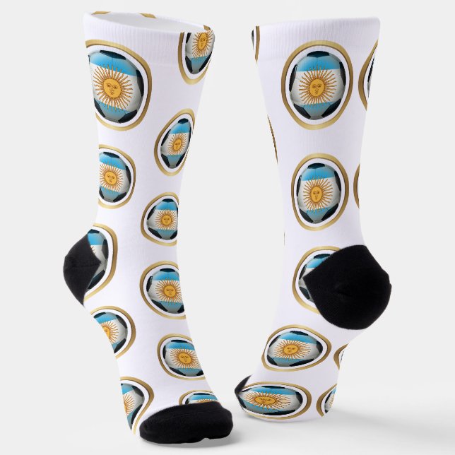 Calcetines Balón de Fútbol de Argentina (Angular)