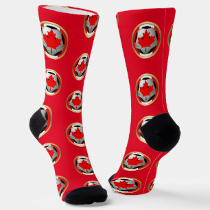 Calcetines Balón de Fútbol de Canadá