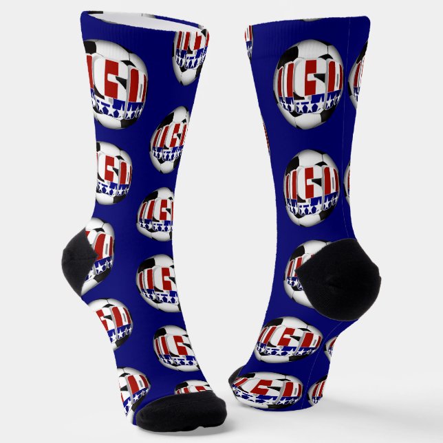 Calcetines Balón de Fútbol de EE. UU. (Angular)