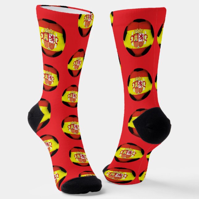 Calcetines Balón de Fútbol de España (Angular)