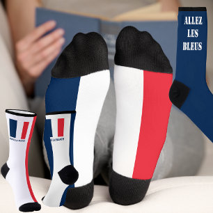 Calcetines Baloncestistas de los Allez les Bleus France fútbo