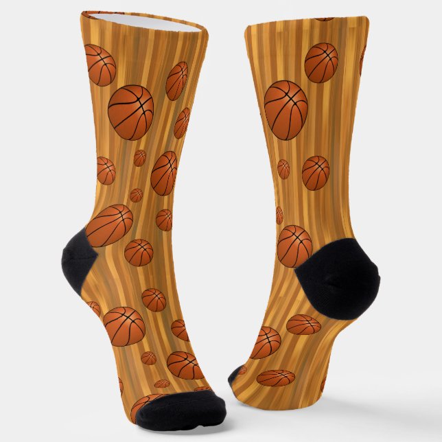 Calcetines Baloncesto en la corte (Angular)