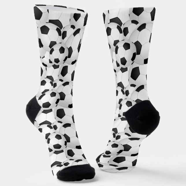 Calcetines Balones de Fútbol Estampado (Angular)