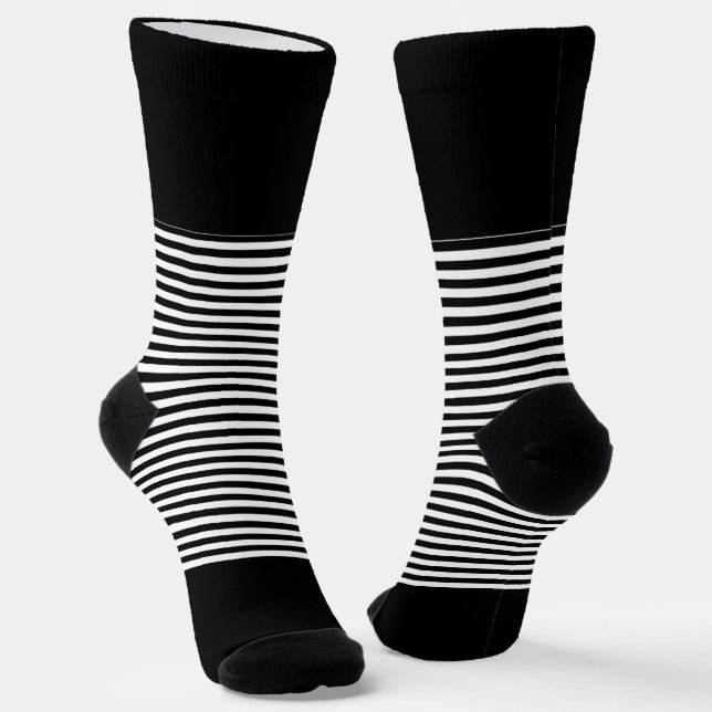 Calcetines Bandas negras + horizontales (Angular)