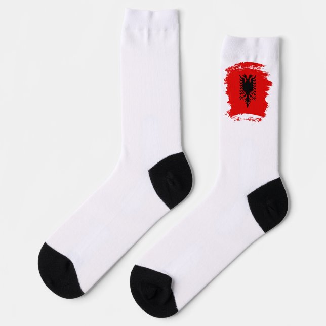 Calcetines Bandera albanesa (Izquierda)