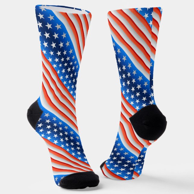 Calcetines Bandera Americana (Angular)