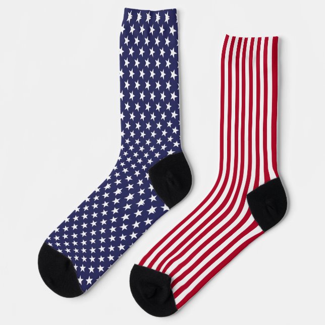 Calcetines Bandera Americana (Izquierda)