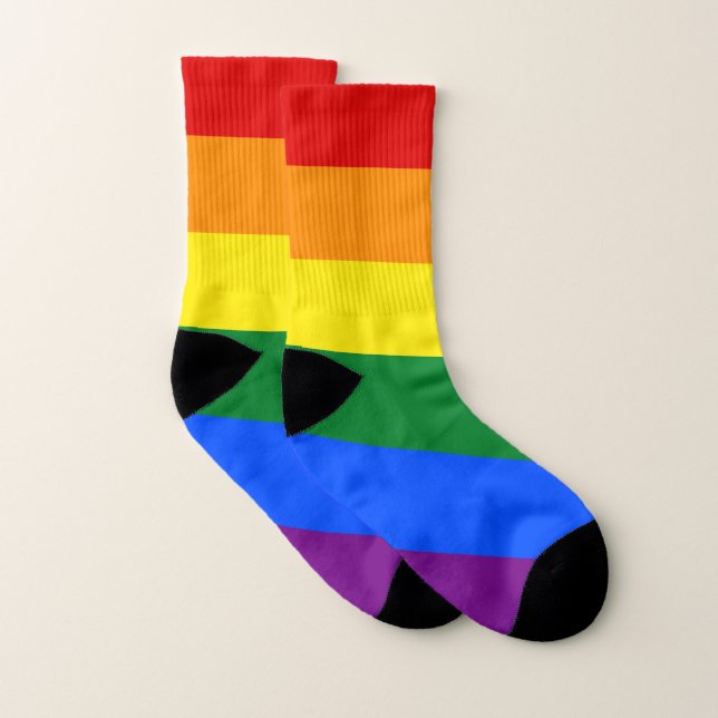 Calcetines Bandera arcoiris LGBT (Par)