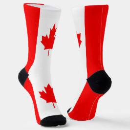 Calcetines Bandera canadiense Patriótico Canadá Orgullo nacio