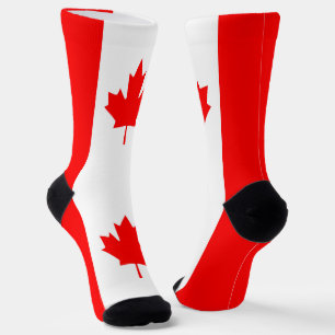 Calcetines Bandera canadiense Patriótico Canadá Orgullo nacio