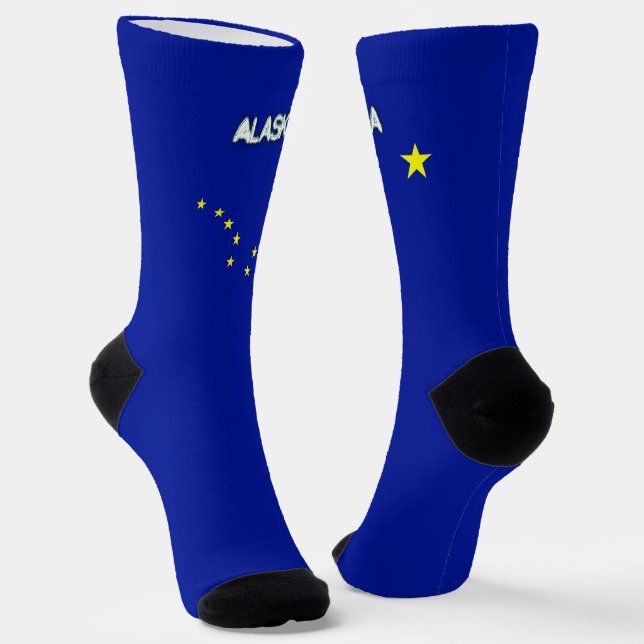 Calcetines Bandera de Alaska (Angular)