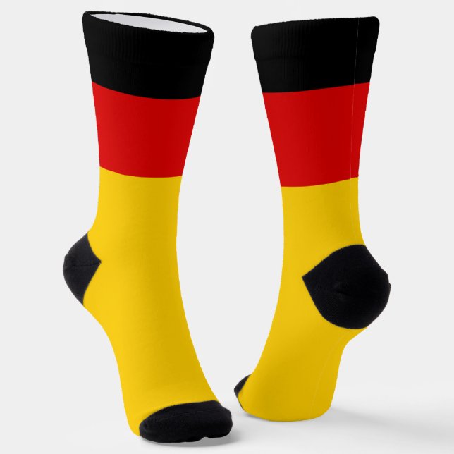 Calcetines Bandera de Alemania Orgullo Nacional Patriótico Al (Angular)