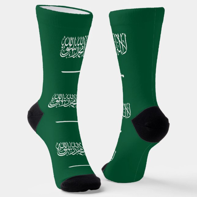 Calcetines Bandera de Arabia Saudita (Angular)