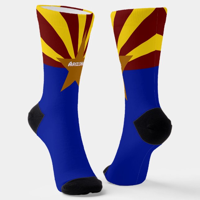 Calcetines Bandera de Arizona (Angular)