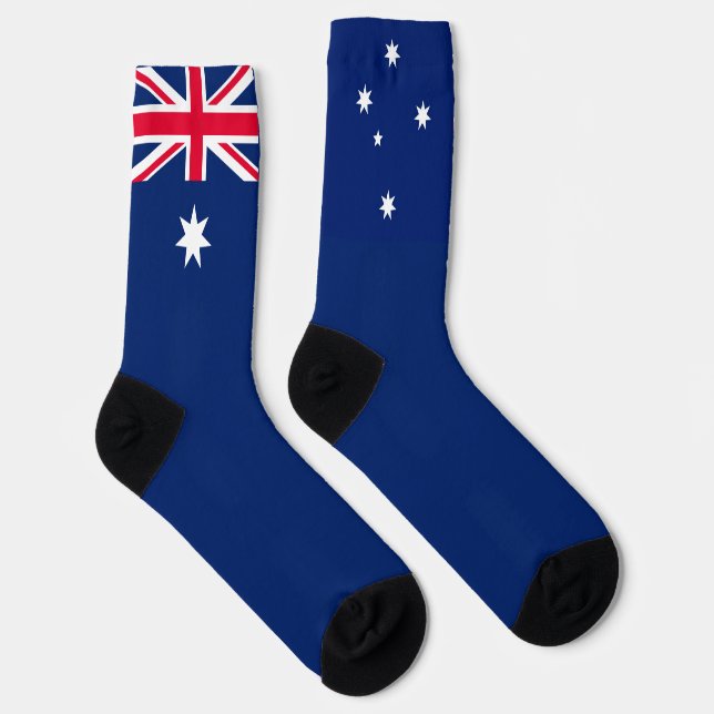 Calcetines Bandera de Australia Orgullo Nacional Australiano  (Derecha)