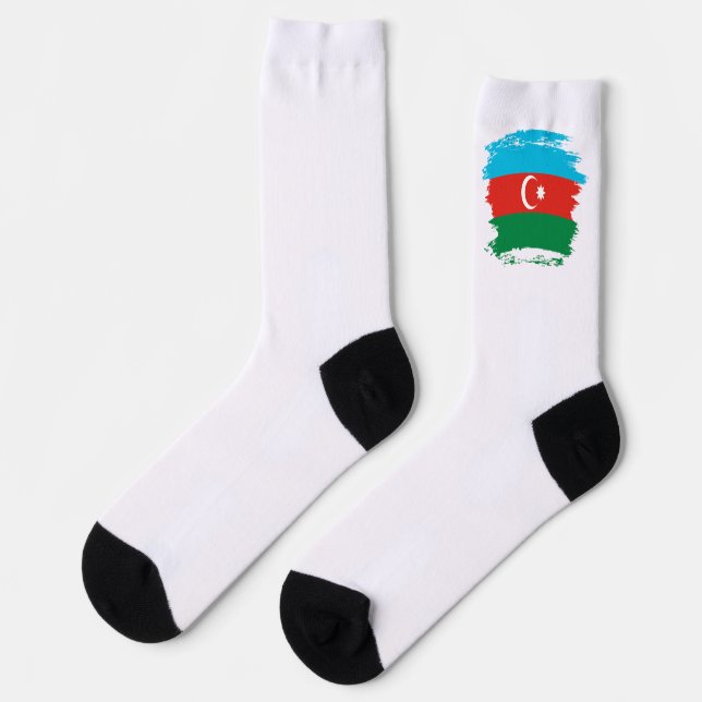 Calcetines Bandera de Azerbaiyán (Izquierda)