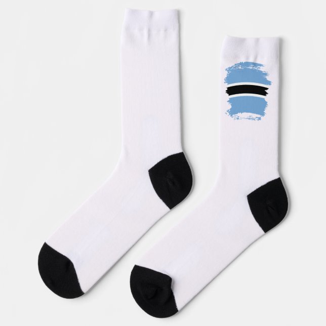 Calcetines Bandera de Botsuana (Izquierda)