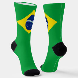 Calcetines Bandera de Brasil: Orgullo nacional patriótico bra