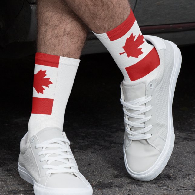 Calcetines Bandera de Canadá Leaf Red White (Subido por el creador)