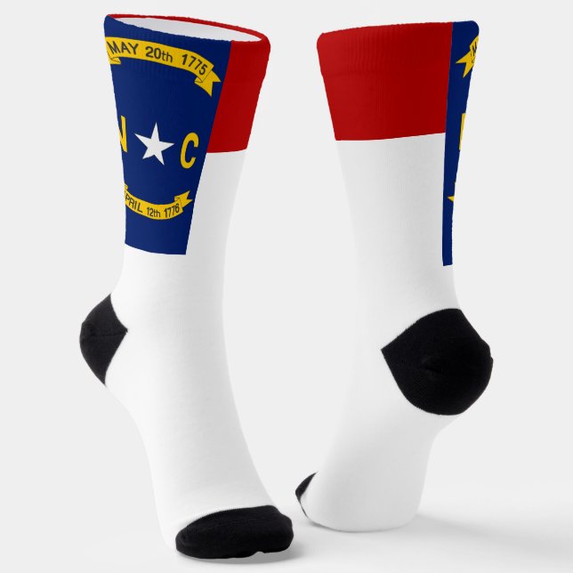 Calcetines Bandera de Carolina del Norte (Angular)