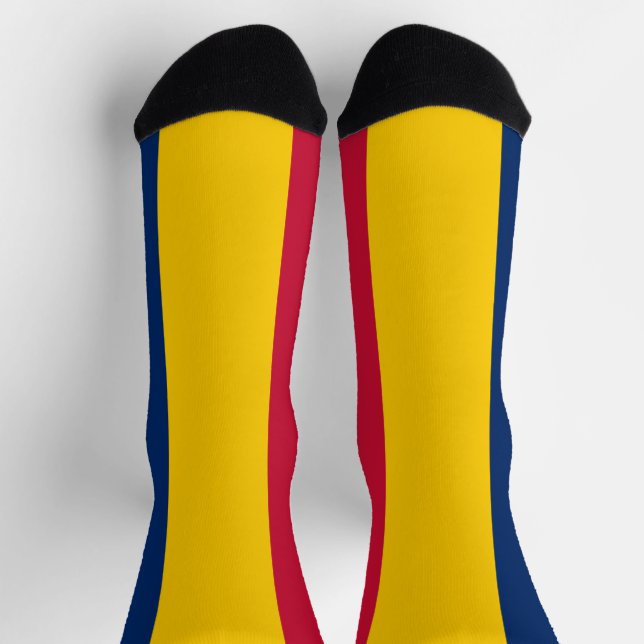 Calcetines Bandera de Chad (Arriba)