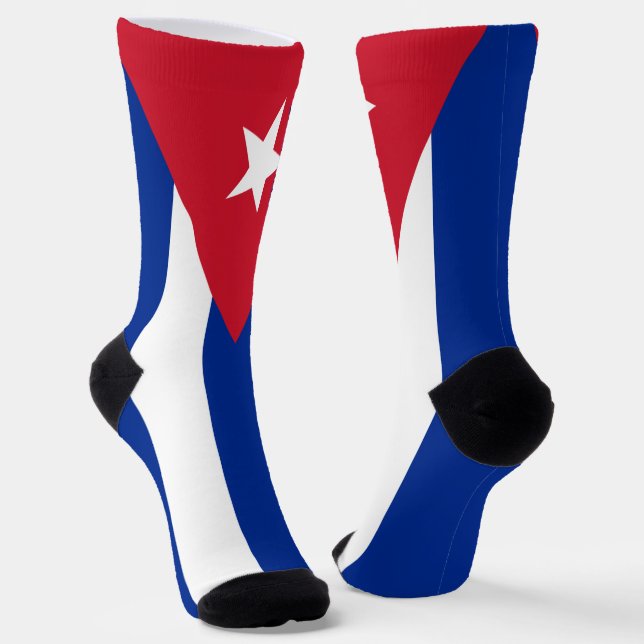 Calcetines Bandera de Cuba (Angular)