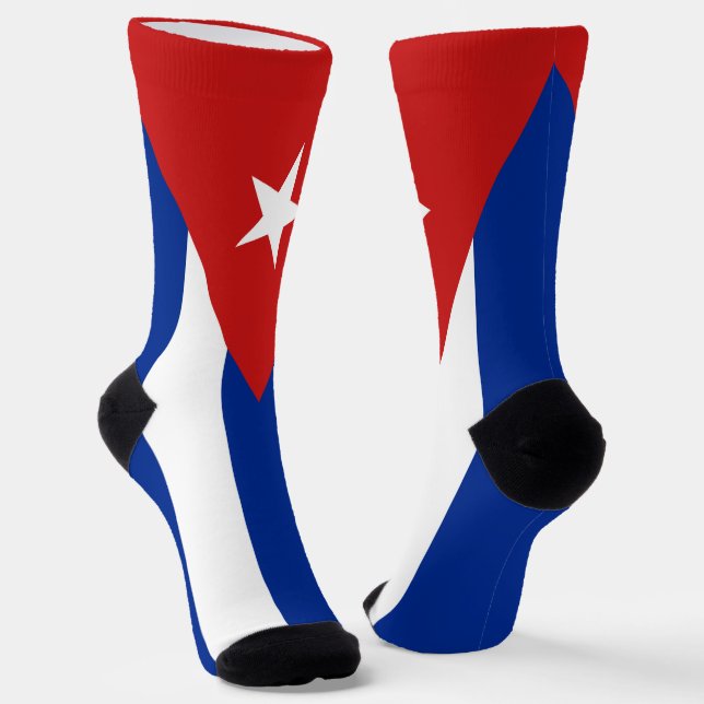 Calcetines Bandera de Cuba (Angular)